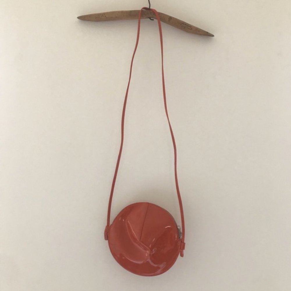 MM6 Maison Martin Margiela rust orange round bag